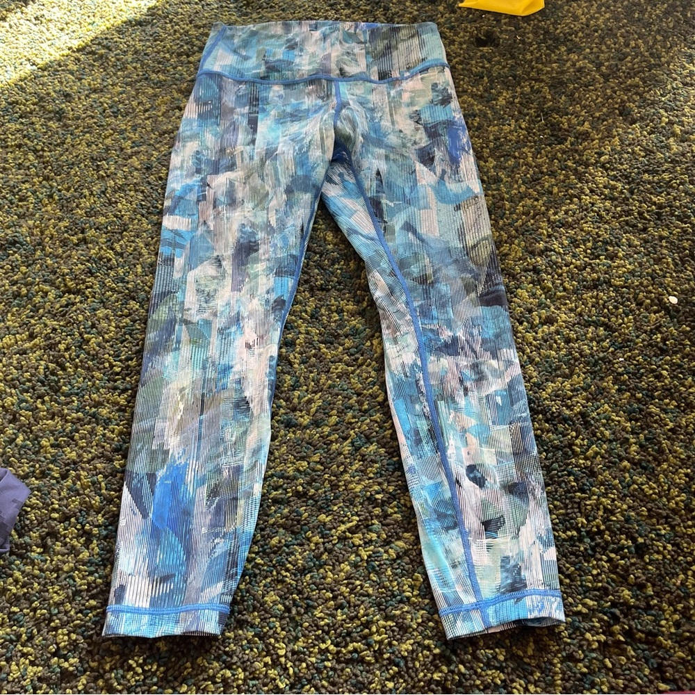 Lululemon high rise Wunder Under 7/8 Tights